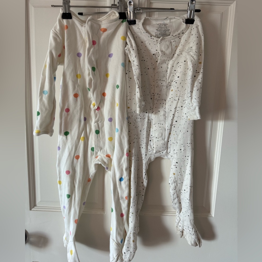 Magnetic Me Organic Cotton Footie PJs 12-18M
